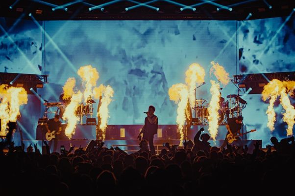 Papa Roach v Londonu, avtor fotografije Harris Tomlison-Spence